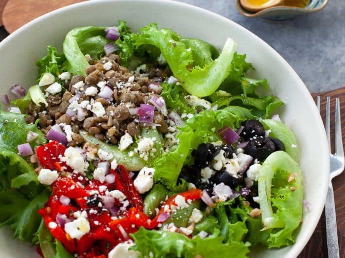 Greek Lentil Salad