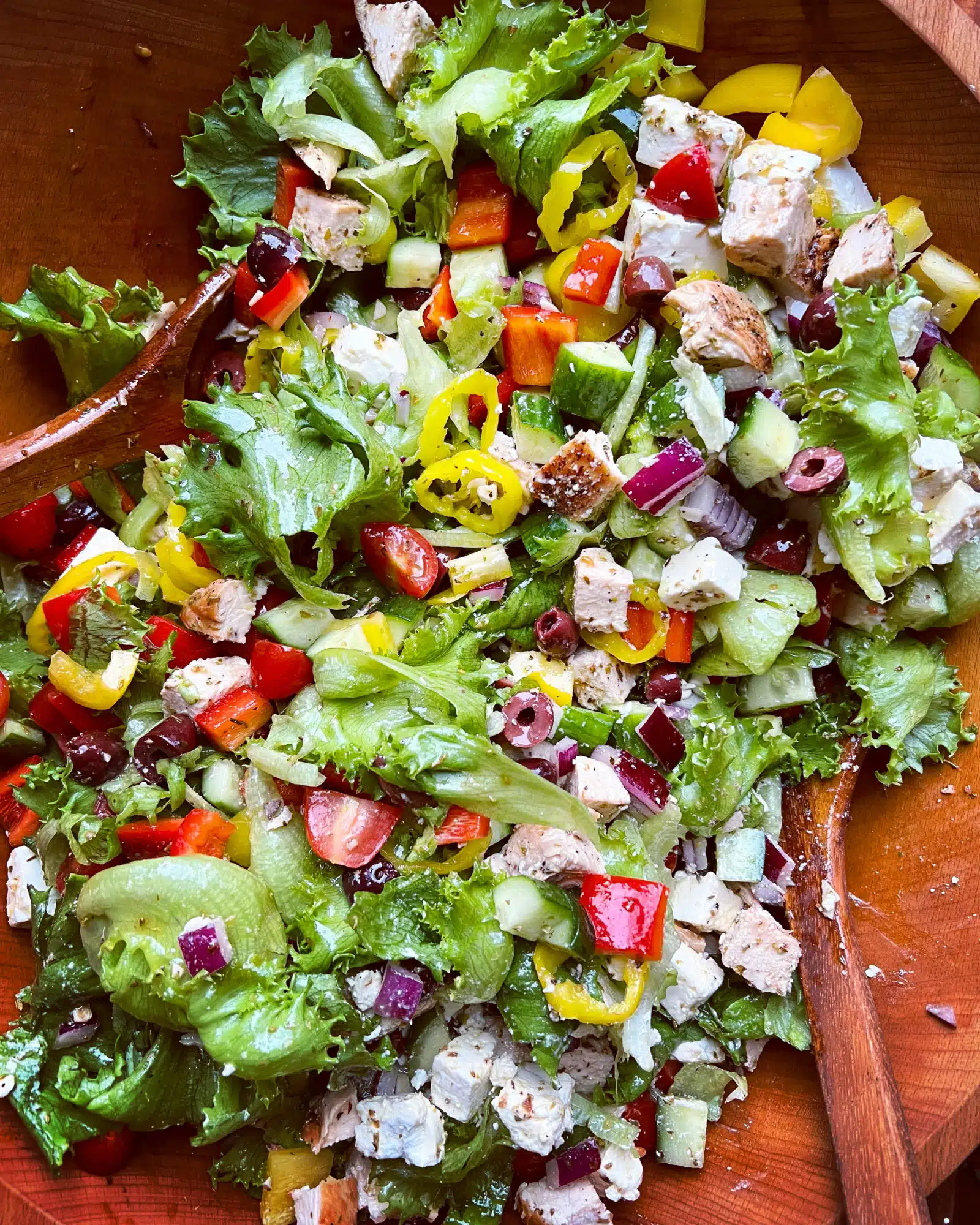 Loaded Greek Salad with Lemon Vinaigrette
