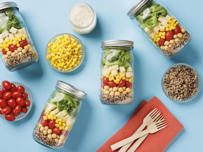 “Summer Vibes” Mason Jar Salad