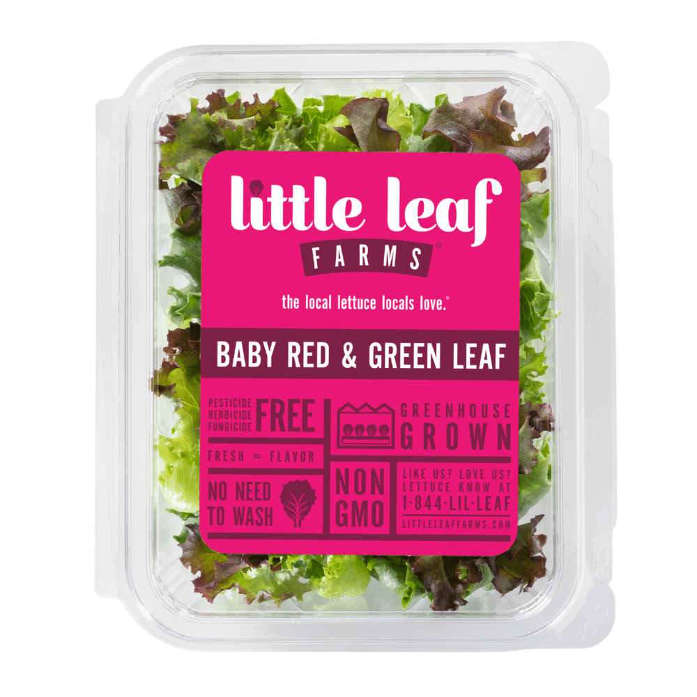 4oz Baby Red and Green Leaf