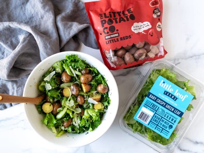 Lemon Herb Potato and Greens Salad